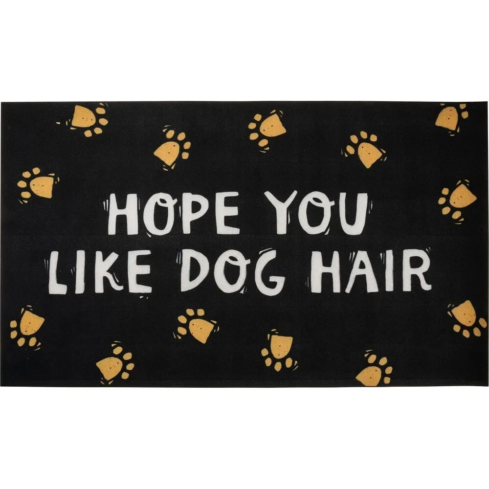 Set of 2 Hope You Like Dog Hair Indoor/Outdoor Rug | 34